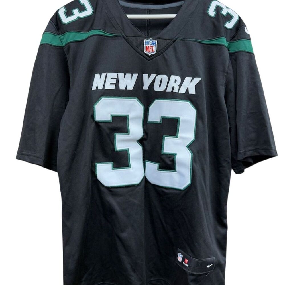 New York Jets Jamal Adams #33 Men's Black Jersey Size M Nike NFL